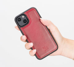 Lucca Snap On Leather Case for iPhone 14