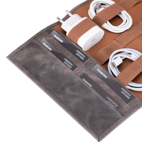Lazio Leather Cable Organizer