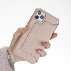 Estuche tipo billetera de cuero con bloqueo RFID Venice para iPhone 11 Pro Max