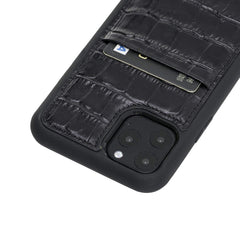Funda tipo billetera de cuero Capri Snap On para iPhone 11 Pro