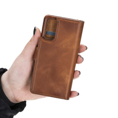 Funda tipo billetera de cuero con bloqueo RFID Florence para Samsung Galaxy S20