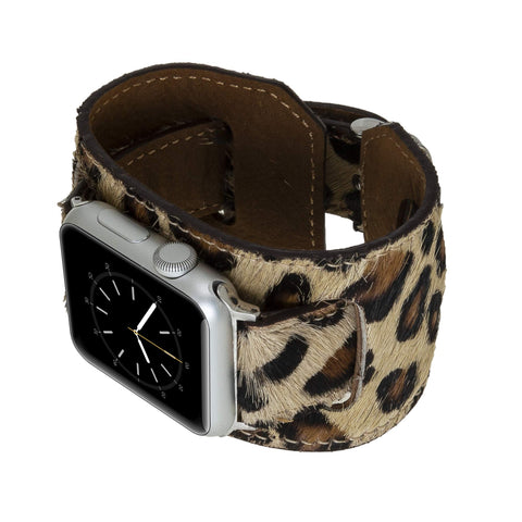 Ancona Leather Cuff Band Strap for Apple Watch