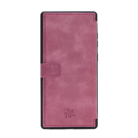Verona Funda tipo billetera delgada de cuero con bloqueo RFID para Samsung Galaxy Note 10 Plus
