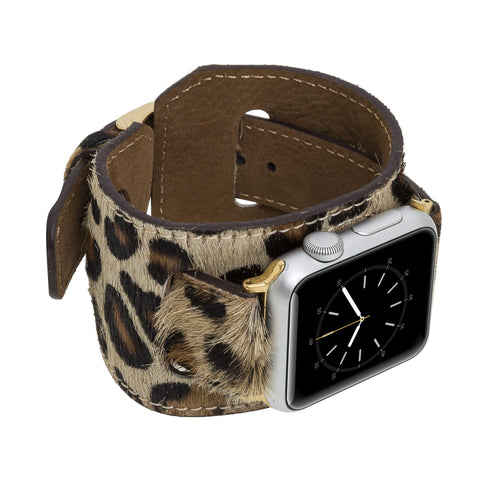 Ancona Leather Cuff Band Strap for Apple Watch