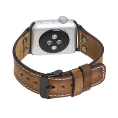 Correa de cuero Como para Apple Watch