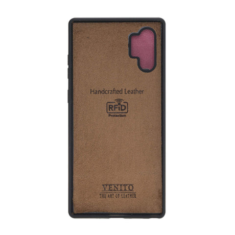 Verona Funda tipo billetera delgada de cuero con bloqueo RFID para Samsung Galaxy Note 10 Plus
