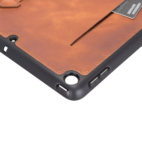 Funda tipo cartera de cuero Lecce para iPad 10.2 2020