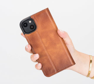 Ravenna RFID Blocking Detachable Leather Wallet Case for iPhone 14 Plus