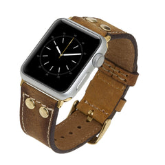 Correa de cuero Como para Apple Watch