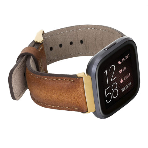 Tuscany Leather Watch Band for Fitbit Versa