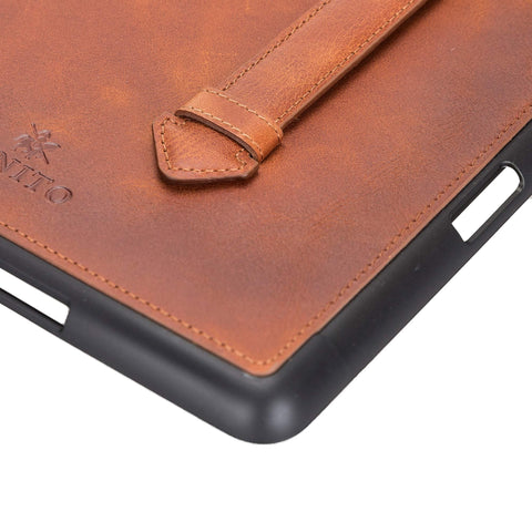 Funda tipo cartera de cuero Lecce para iPad 10.2 2020