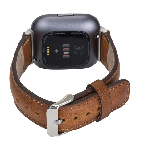 Tuscany Leather Watch Band for Fitbit Versa