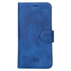 Funda tipo billetera de cuero con bloqueo RFID Florence para iPhone 15