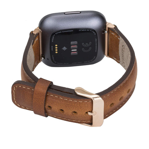 Tuscany Leather Watch Band for Fitbit Versa