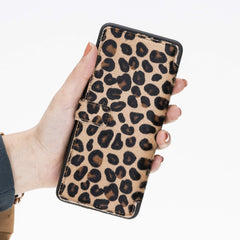 Verona Funda tipo billetera delgada de cuero con bloqueo RFID para Samsung Galaxy S20 Plus