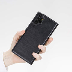 Funda tipo billetera de cuero con bloqueo RFID Florence para Samsung Galaxy Note 10 Plus