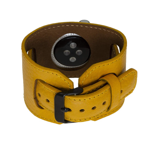 Ancona Leather Cuff Band Strap for Apple Watch