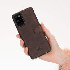 Fermo Leather Crossbody Wallet Phone Case for Galaxy S20