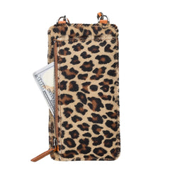 Bolso para teléfono Vittoria Universal Slim tipo bandolera de cuero 