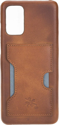 Funda tipo billetera de cuero con bloqueo RFID Florence para Samsung Galaxy S20 Plus
