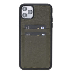 Funda tipo billetera de cuero Capri Snap On para iPhone 11 Pro Max