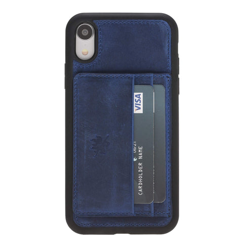 Pisa Snap On Leather Wallet Case with Stand for iPhone XR