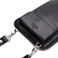 Ferrara Unisex Crossbody Leather Phone Purse