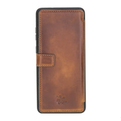 Verona Funda tipo billetera delgada de cuero con bloqueo RFID para Samsung Galaxy S20 Plus