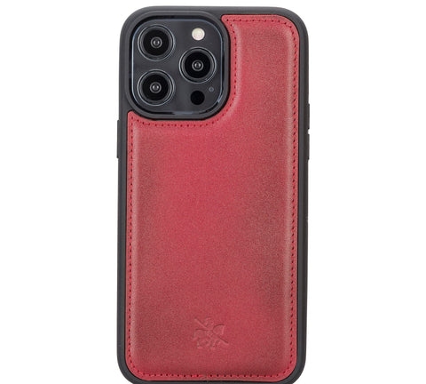 Funda de cuero Lucca Snap On para iPhone 14 Pro Max