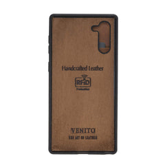 Verona - Funda tipo cartera delgada de piel con bloqueo RFID para Samsung Galaxy Note 10