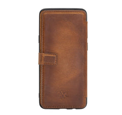 Verona RFID Blocking Leather Slim Wallet Case for Samsung Galaxy S9 Plus
