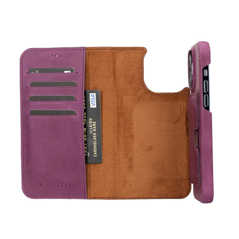 Florence RFID Blocking Leather Wallet Case for iPhone 14 Pro Max