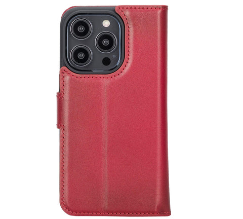 Ravenna RFID Blocking Detachable Leather Wallet Case for iPhone 14 Pro