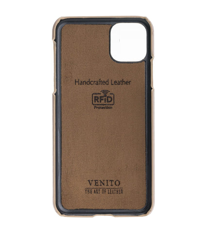 Funda tipo billetera de cuero con bloqueo RFID Florence para iPhone 11 Pro Max