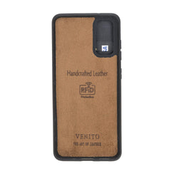Verona Funda tipo billetera delgada de cuero con bloqueo RFID para Samsung Galaxy S20