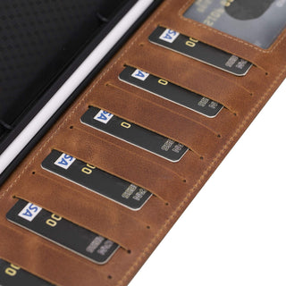 Funda tipo billetera de cuero Parma para iPad 10.2 2019