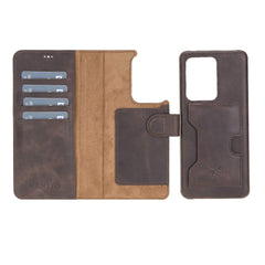 Florence - Funda tipo cartera de piel con bloqueo RFID para Samsung Galaxy S20 Ultra