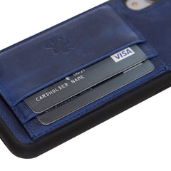 Pisa Snap On Leather Wallet Case with Stand for iPhone XR