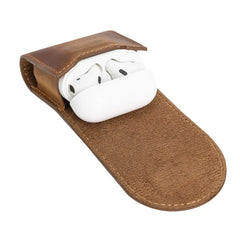 Bari Leather Cover for Apple AirPods Charging Case