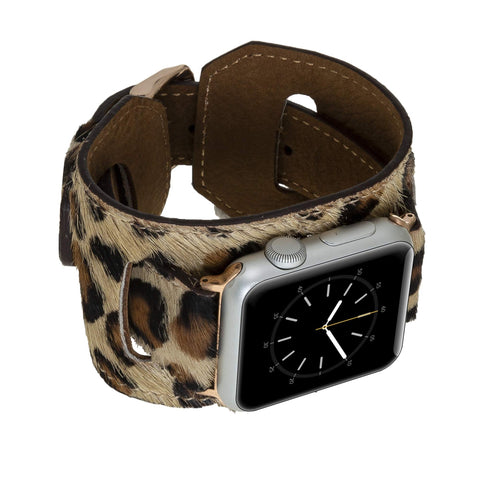 Ancona Leather Cuff Band Strap for Apple Watch