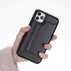 Estuche tipo billetera de cuero con bloqueo RFID Venice para iPhone 11 Pro Max
