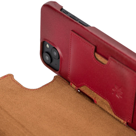 Florence RFID Blocking Leather Wallet Case for iPhone 14 Plus