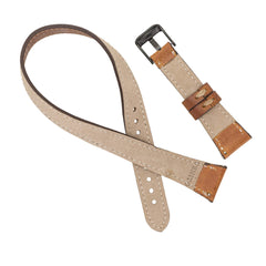 Correa de cuero Serena con doble envoltura para Galaxy Active 2