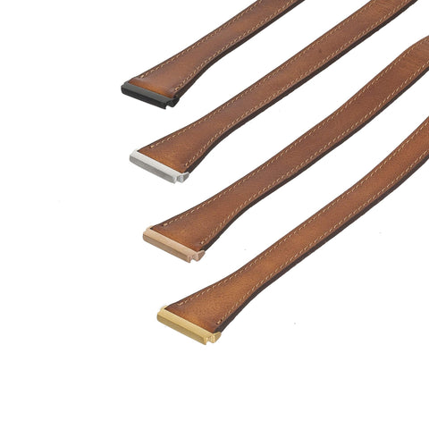 Serena Leather Double Wrap Watch Band for Fitbit Versa