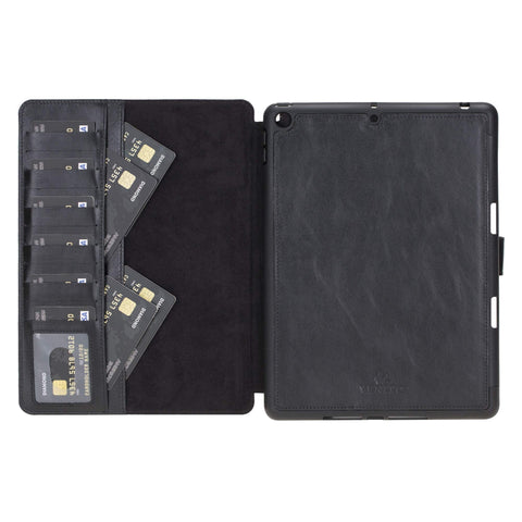 Funda tipo billetera de cuero Parma para iPad 10.2 2019