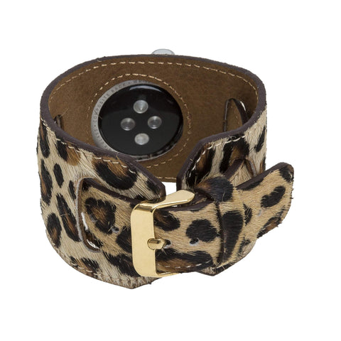 Ancona Leather Cuff Band Strap for Apple Watch