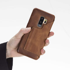 Venice RFID Blocking Leather Wallet Stand Case for Samsung Galaxy S9 Plus