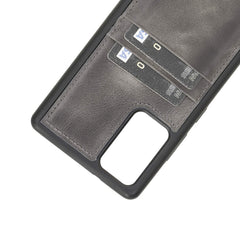 Funda tipo billetera de cuero Capri Snap On para Samsung Galaxy Note 20