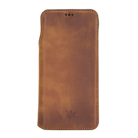 Estuche tipo billetera de cuero con bloqueo RFID Venice para Samsung Galaxy S9