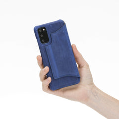 Venice RFID Blocking Leather Wallet Stand Case for Samsung Galaxy S20